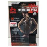 RBX  X-HEAT SLIMMING WORKOUT VEST (SIZE: SM / MED)