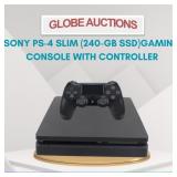 SONY PS-4 SLIM(240GB SSD)GAMING CONSOLE+CONTROLLER