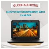 LENOVO N22 CHROMEBOOK + CHARGER + WARRANTY