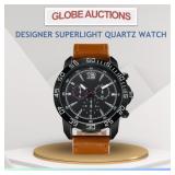 BRAND NEW DESIGNER SUPERLIGHT QUARTZ WATCH
