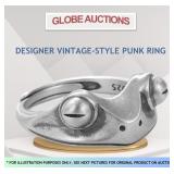 DESIGNER VINTAGE-STYLE PUNK RING