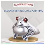 DESIGNER VINTAGE-STYLE PUNK RING