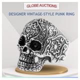 DESIGNER VINTAGE-STYLE PUNK RING