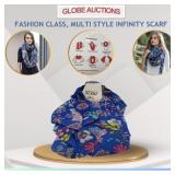 NEW FASHION CLASS, MULTI STYLE INFINITY SCARF