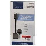 INSIGNIA HDMI TO VGA ADAPTER