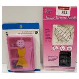 SET OF 2(18-PCS BUTTON REPAIR+HOME REPAIR NEEDLES)