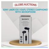 SONY (MDR-EX15AP) STEREO EARPHONES WITH MIC
