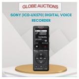 SONY (ICD-UX570) DIGITAL VOICE RECORDER(MSP:$139)