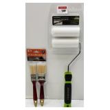 SET OF 2(PAINT BRUSH SET + PAINT ROLLER SET)