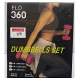FLO-360 SET OF 2 DUMBBELLS SET (2-LBS EACH)