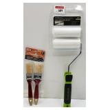 SET OF 2(PAINT BRUSH SET + PAINT ROLLER SET)