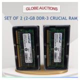 SET OF 2 (2-GB DDR-3 CRUCIAL RAM)