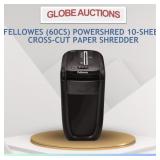 LOOKS NEW FELLOWES(60CS) PAPER SHREDDER(MSP:$169)