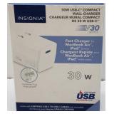 INSIGNIA 30-W USB-C COMPACT WALL CHARGER