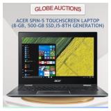 ACER SPIN-5 TOUCHSCREEN(8GB,500GB SSD,i5-8TH GEN)