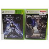 SET OF 2(FORCE UNLEASHED + TRANSFORMERS)VIDEO GAME