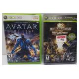 SET OF 2 (AVATAR + MORTAL KOMBAT)VIDEO GAME