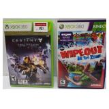 SET OF 2 (DESTINY + WIPE OUT IN ZONE) VIDEO GAME
