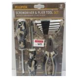 FREFOX 11-PCS SCREWDRIVER & PLIER TOOL SET