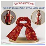 NEW FASHION CLASS, MULTI STYLE LONG SCARF