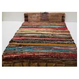 HAND MADE WOVEN ACCENT BOHARI RUG/MAT (20" x 32")