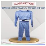 BRANDED ACTIVE WEAR GYM TROUSER AND SHIRT (S)
