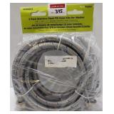 SET OF 2 HOT + COLD LAUNDRY HOSES FOR WASHERS