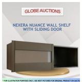 NEXERA NUANCE WALL SHELF W/ SLIDING DOOR(MSP:$179)