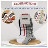 BRAND NEW CANVAS SHOES PATTERN COTTON SOCKS BRAND NEW CANVAS SHOES PATTERN COTTON SOCKS