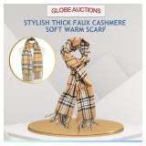 STYLISH THICK FAUX CASHMERE SOFT WARM SCARF STYLISH THICK FAUX CASHMERE SOFT WARM SCARF
