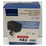 INSIGNIA 20-W USB-C COMPACT WALL CHARGER INSIGNIA 20-W USB-C COMPACT WALL CHARGER