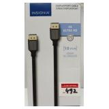 INSIGNIA 10-FT DISPLAYPORT CABLE INSIGNIA 10-FT DISPLAYPORT CABLE