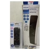 SET OF 2(TV ANTENNA+UNIVERSAL PROGRAMMABLE REMOTE SET OF 2(TV ANTENNA+UNIVERSAL PROGRAMMABLE REMOTE