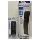 SET OF 2(TV ANTENNA+UNIVERSAL PROGRAMMABLE REMOTE SET OF 2(TV ANTENNA+UNIVERSAL PROGRAMMABLE REMOTE