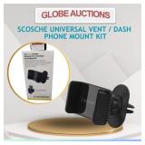 SCOSCHE UNIVERSAL VENT / DASH PHONE MOUNT KIT SCOSCHE UNIVERSAL VENT / DASH PHONE MOUNT KIT
