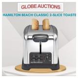 LOOKS NEW HAMILTON BEACH CLASSIC 2-SLICE TOASTER LOOKS NEW HAMILTON BEACH CLASSIC 2-SLICE TOASTER