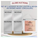 SET OF 3 ESSENCE BLUSH LIGHTER+BEYOND HD CONCEALER SET OF 3 ESSENCE BLUSH LIGHTER+BEYOND HD CONCEALER