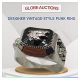 DESIGNER VINTAGE-STYLE PUNK RING DESIGNER VINTAGE-STYLE PUNK RING