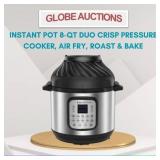 INSTANT POT 8-QT DUO CRISP AIR FRYER (MSP:$200) INSTANT POT 8-QT DUO CRISP AIR FRYER (MSP:$200)