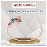 DESIGNER PETAL CUFF BRACELET DESIGNER PETAL CUFF BRACELET