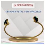 DESIGNER PETAL CUFF BRACELET DESIGNER PETAL CUFF BRACELET