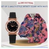 SET OF 2 (MULTI-STYLE INFINITY SCARF + WATCH) SET OF 2 (MULTI-STYLE INFINITY SCARF + WATCH)