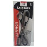 SET OF 3 MULTIPURPOSE STAINLESS STEEL SCISSORS SET OF 3 MULTIPURPOSE STAINLESS STEEL SCISSORS