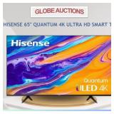 LOOKS NEW HISENSE 65" QUANTUM 4K SMART TV(MSP:$898