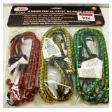 6-PCS ASSORTED ELASTIC BUNGEE CORD (12"x18"x24")