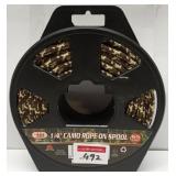 ILLINOIS 65-FT CAMO ROPE ON SPOOL (1/4")