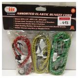 6-PCS ASSORTED ELASTIC BUNGEE CORD (12"x18"x24")