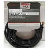 ROCKETFISH 25-FT RG6 COAXIAL INDOOR/OUTDOOR CABLE