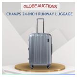 LOOKS NEW CHAMPS 24-INCH RUNWAY LUGGAGE