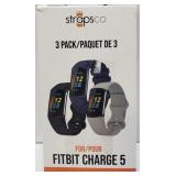 3-PACK STRAPSCO FITBIT CHARGE-5 STRAPS